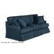 The Hamptons Collection Sunset Trading Horizon T-Cushion Sofa Slipcover Performance Fabric Navy Blue